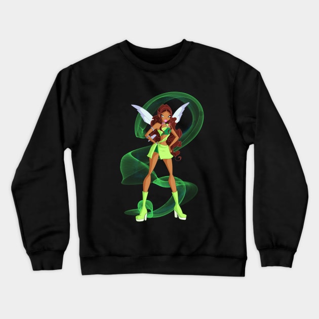 Winx Club - Aisha Crewneck Sweatshirt by Nykos